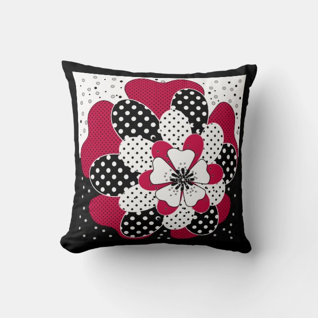 Almofada sistemas de patchwork com Abstrato de travesseiro  (Frente)