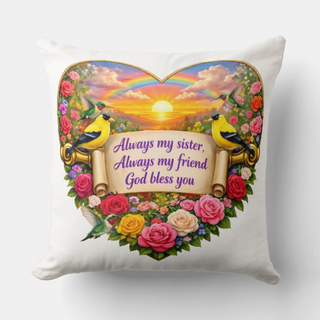 Almofada Sister Blessing Throw Pillow (Frente)