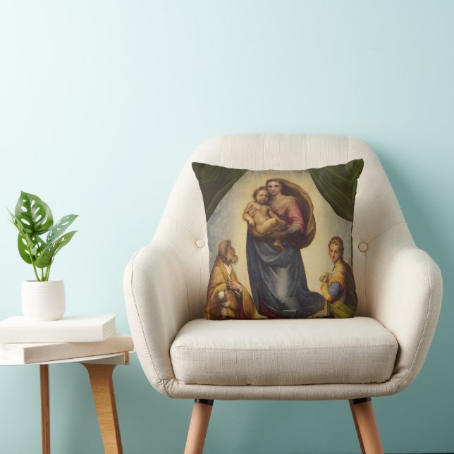 Almofada Sistine Madonna por Rapahel (Cadeira)