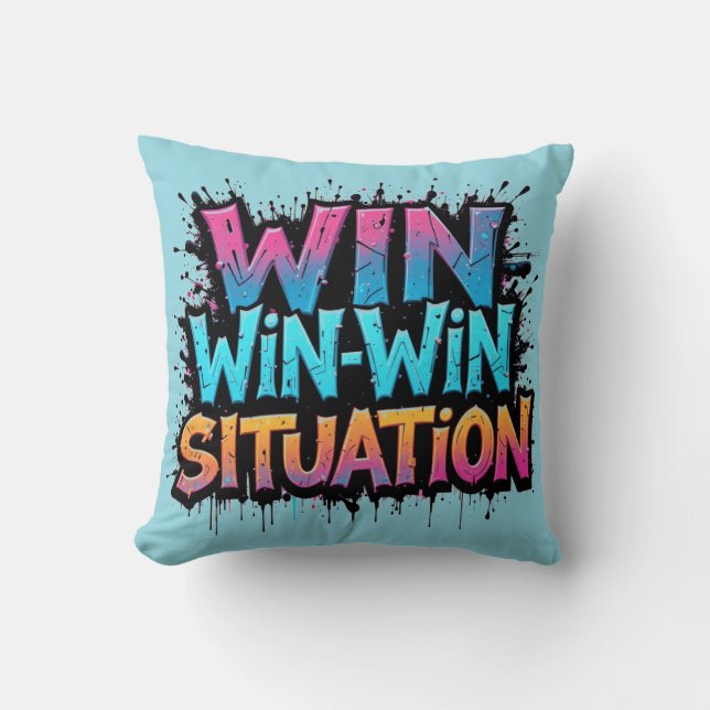 Almofada Situação WIN-WIN (Frente)