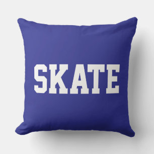 Almofada SKATE Diversão Negrito Atlético Texto Branco no Az