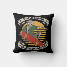 Almofada Skateboard Personalizada Pega Pele Prendendo Pele
