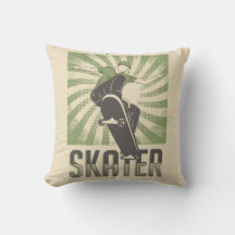 Skater Clássico Da Retro Vintage