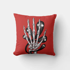 Almofada Skeleton Hand com Fantasmas