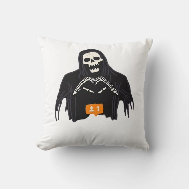 Almofada Skeleton Hand Heart Follower Classic (Frente)