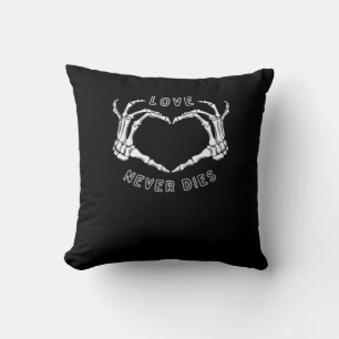 Almofada Skeleton Heart Mãos Engraçadas e Clássicas