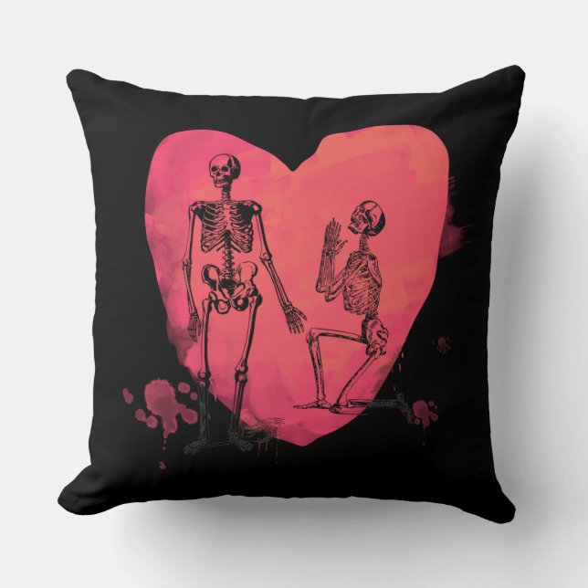 Almofada Skeleton Love (Frente)