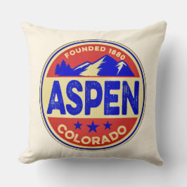 Almofada Ski Aspen Throw Pillow
