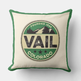 Almofada Ski Vail Throw Pillow