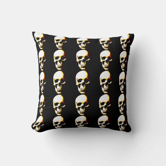Almofada Skull Heavy Metal Fantasy Art (Frente)