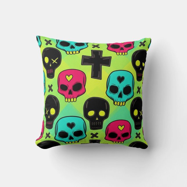 Almofada Skull Pattern (Frente)