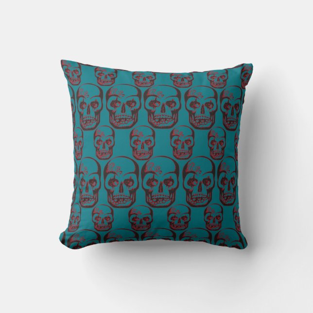 Almofada skull pattern (Frente)