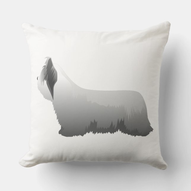 Almofada Skye Terrier Basic Breed - Pronto para personaliza (Frente)