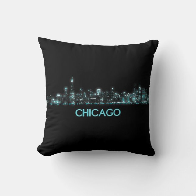 Almofada Skyline Chicago (Frente)