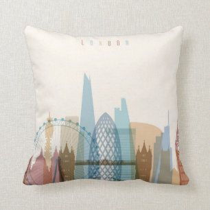 Almofada Skyline da cidade de Londres, Inglaterra