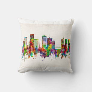 Almofada Skyline de Richmond Virginia