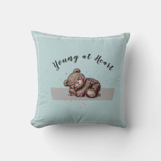 Almofada Sleeping Teddy Bear Throw Pillow