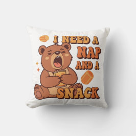 Almofada Sleepy Retro Bear Comfort Square Pillow