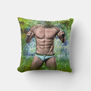 Almofada SlipperyJoe's homem adulto altamente musculoso sem