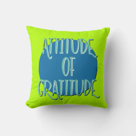 Almofada Slogan De Recuperação De Gratidão