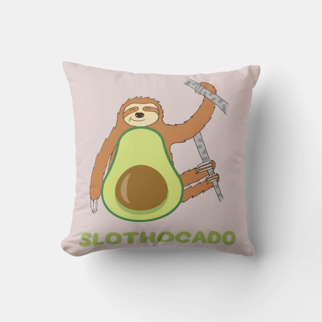 Almofada Sloth Avocado Slothocado (Frente)