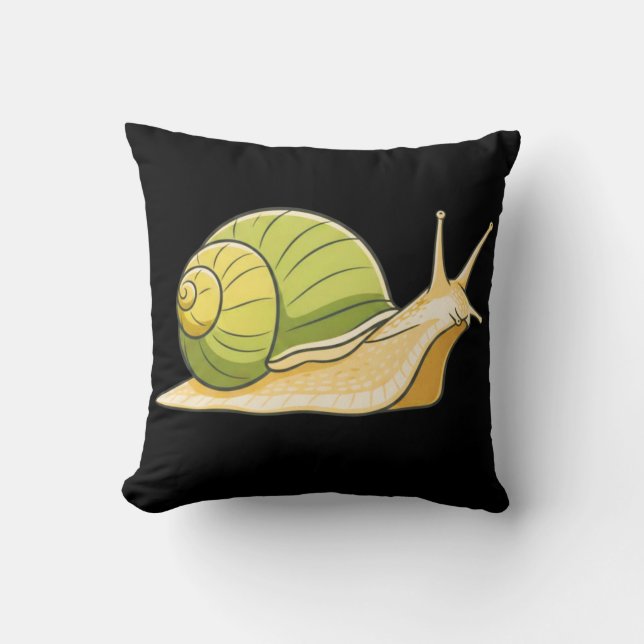Almofada Slow and Steady Snail-Calm Everyday Comfort Décor (Frente)