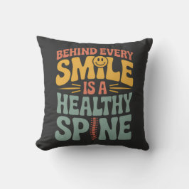 Almofada Smile Healthy Spine Chiropractor Cote Design