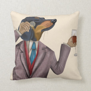 Almofada Snobe de vinho Dachshund