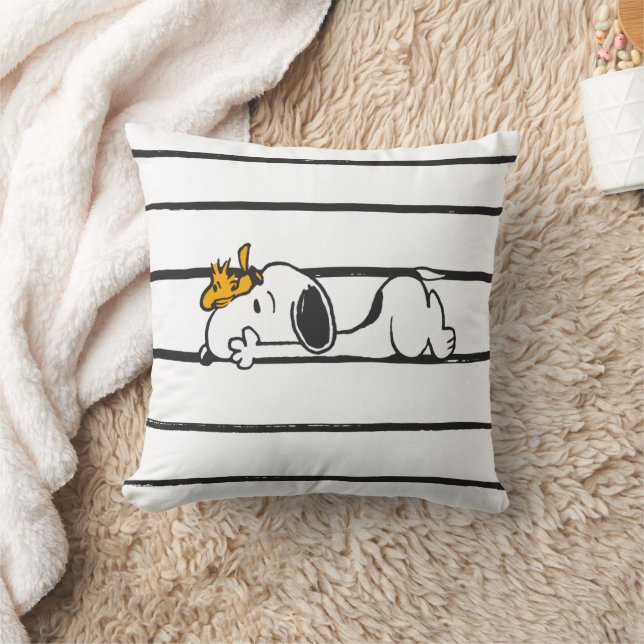 Almofada Snoopy & Woodstock | Sorriso Rindo (Cobertor)