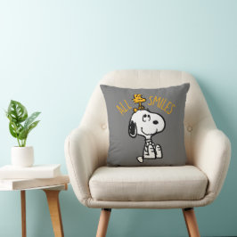 Almofada Snoopy & Woodstock - Todos os sorrisos