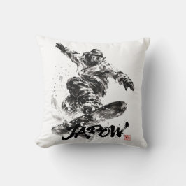 Almofada Snowboard Brush Art - Snowboarder Light
