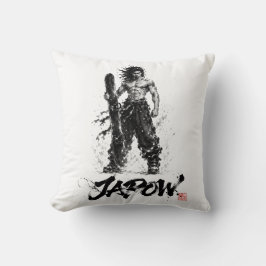 Almofada Snowboard Brush Art - Standing Samurai Musashi