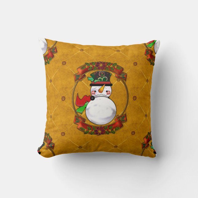 Almofada Snowman Christmas (Frente)
