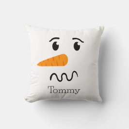 Almofada Snowman Confusa Face Frosty