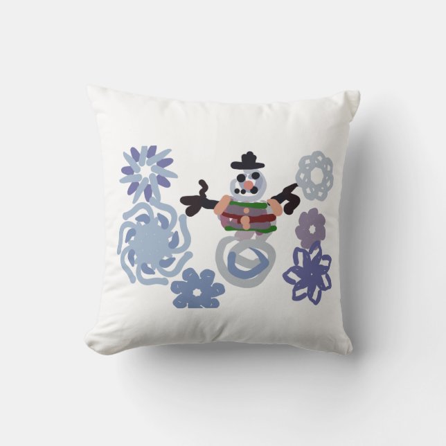 Almofada Snowman warm  (Frente)