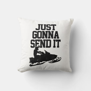 Almofada Snowmobile Vai Enviar Um Motor Engraçado Gif