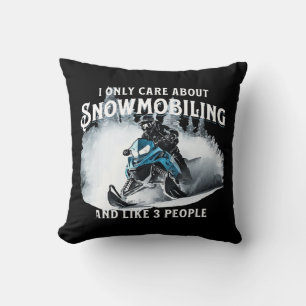 Almofada Snowmobiling Funny Snowmobile