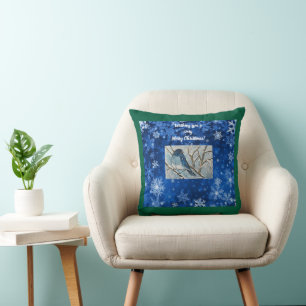Almofada Snowy Bluebird Notecard
