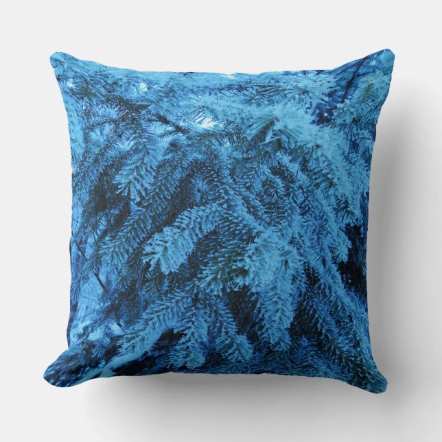 Almofada Snowy Forest Spruce (Frente)