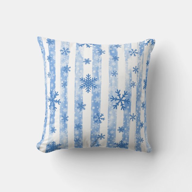 Almofada Snowy Winter Cozy Seasonal Design (Frente)