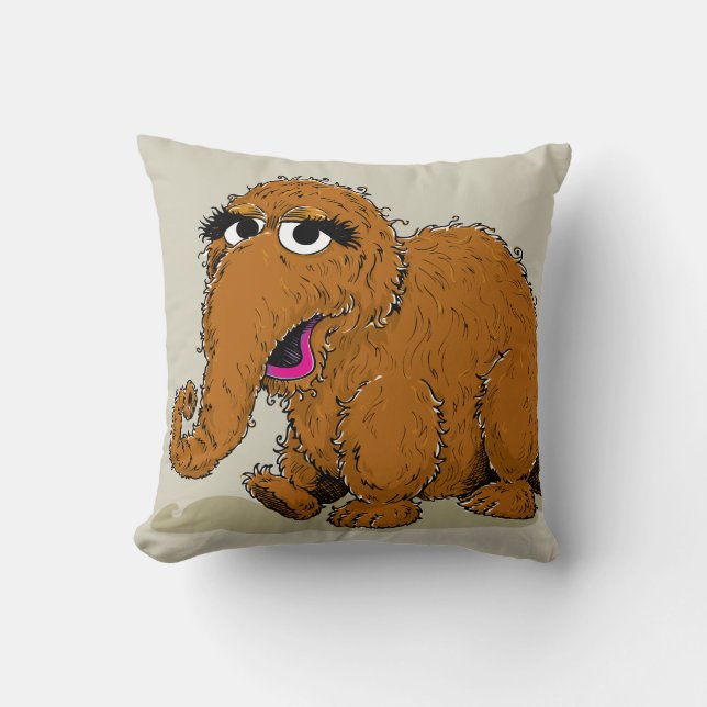 Almofada Snuffleupagus Vintage (Frente)