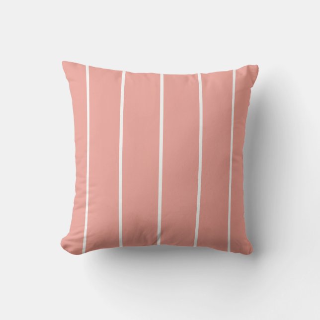 Almofada Soft Color Vertical Stripe Pattern Design (Frente)