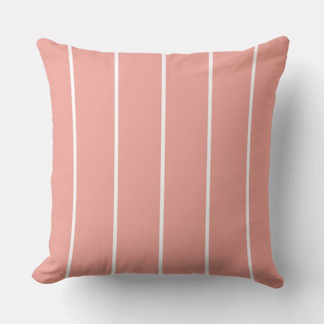 Almofada Soft Color Vertical Stripe Pattern Design (Frente)