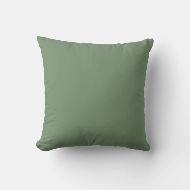 Almofada Soft Green Solid Color, Simple,Modern, Trendy (Frente)