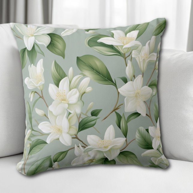 Almofada Soft Jasmine Floral Elegance Accent (Criador carregado)