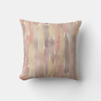 Almofada Soft Minimalist Watercolor Stripe Accent Pillow