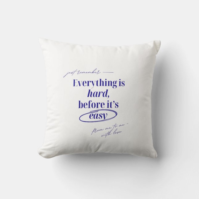 Almofada Soft Motivational Pillow (Frente)