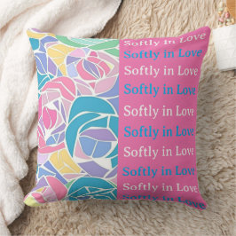 Almofada Soft Pastel Rose Love - Softly in love