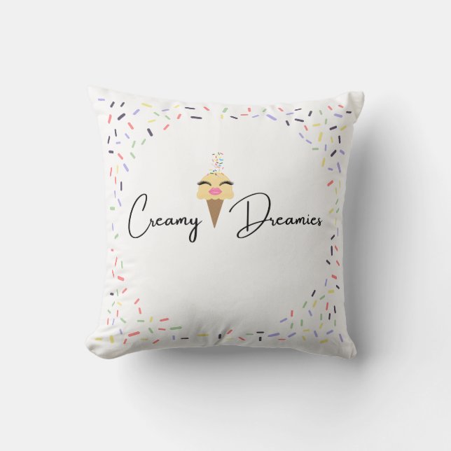 Almofada Soft Pillow Creamy Dreamies Sprinkles (Frente)