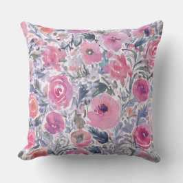 Almofada soft wildflower pastel pattern